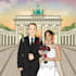 draw custom couple, family and wedding cartoon portraits