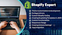 do shopify custom coding, bug fix, liquid and edit templates