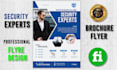 design a flyer, bifold, trifold, brochure and poster