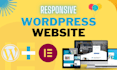 build professional wordpress website with avada theme