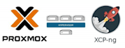 setup proxmox and xcpng virtualization environments