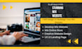 do wix website redesign, design site using UI UX