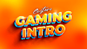 create custom 4k gaming intro logo animation