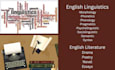 help you in english linguistics and english literature related work