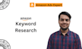 do the keyword research for amazon PPC and SEO listing optimization