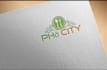 provide modern 3d restaurant logo design with source file