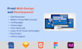 website design html css xd figma and develop responsive web