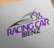 design a professional modern racing car logo
