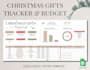 create christmas gifts tracker and budget sheet