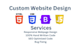 create custom responsive website using javascript