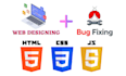design professional website using HTML, CSS and javascript