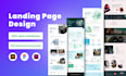 do professional and modern landing page design