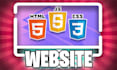 create a nice website using HTML CSS and javascript