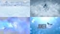 make epic snowstorm logo intro reveal
