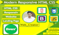 design your HTML CSS bootstrap project