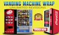 make professional and unique vending machine wrap and atm machine wrap