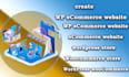 create a wp ecommerce website