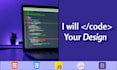 convert psd to html ,figma to html ,xd to html , front end