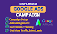 setup and manage google PPC campaigns for online store
