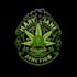 create a modern 3d weed and marijuana logo design