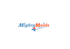 design elegant progressive mighty maids logo