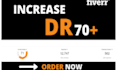 increase ahrefs domain rating dr70 fast high quality backlinks