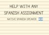 help with spanish assignment