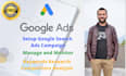 setup google ads for roofing business and plumbing service for leads generation