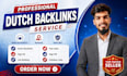 do dutch SEO backlinks with nl domain