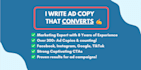 craft a high conversion facebook ad copy for you in 24 hours