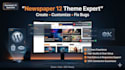 create, customize and fix bugs in the newspaper 12 theme website