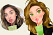 draw your portrait in charming disney animation style