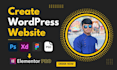 design premium website or clone with elementor in wordpress