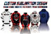 design  esports jersey shorts hoodie sublimation design