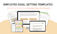 craft ready made employee goal setting templates