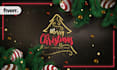 do merry christmas design, greeting card and digital flyer