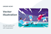 create vector illustration in stunning color with adobe illustrator