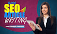 write SEO based travel articles