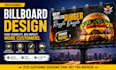 design modern signboard, billboard and business signage