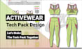create any clothing and activewear tech pack design