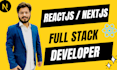 be your expert reactjs, nextjs, or full stack developer