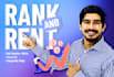 find niche, location, and setup rank and rent website