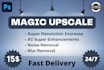 upscale ai image, increase dpi, resize image, enhance image and remove blur