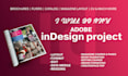 design magazine, ebook, interior design with adobe indesign