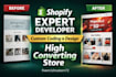 do shopify custom coding, fix bugs, creat custom section