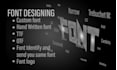 do custom font, signatures and font logo