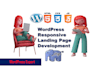develop or modify wordpress responsive landing page