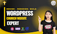 build an attractive church website or ministry website, christian website expert