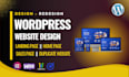 rebuild website or rebuild a wordpress business website landing page