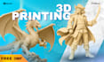 sculpt 3d model, toys, action figure, statue, and character for 3d printing